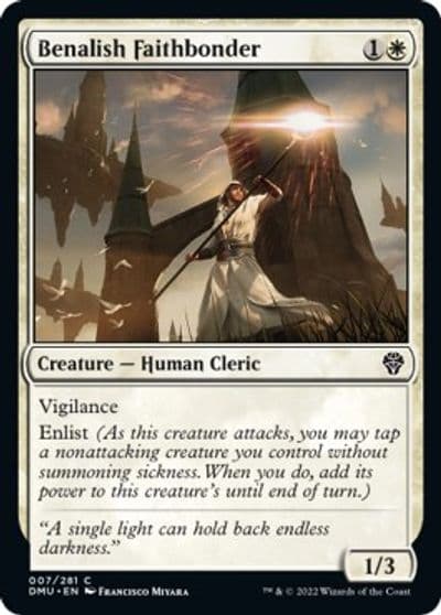 Benalish Faithbonder Dominaria United Magic card