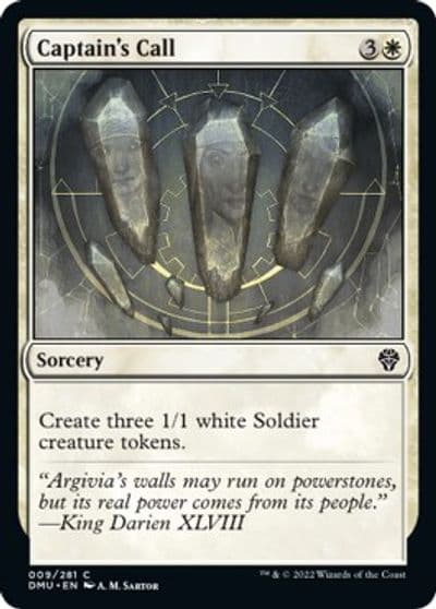 Captains Call Dominaria United Magic card