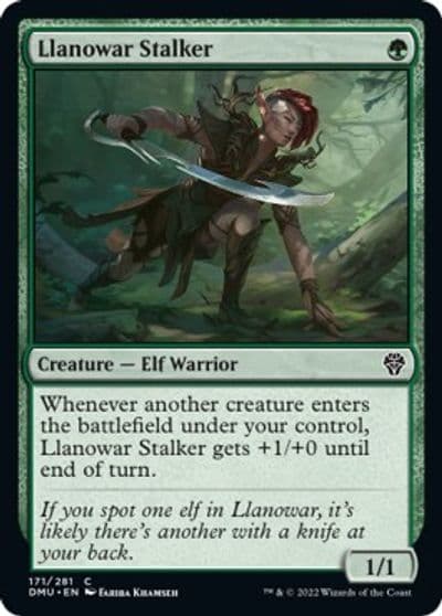 Llanowar Stalker Dominaria United Magic card