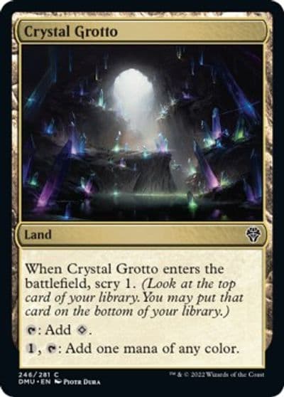Crystal Grotto Dominaria United Magic card