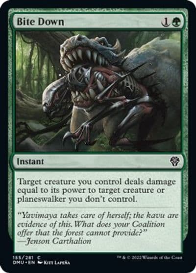 Bite Down Dominaria United Magic card