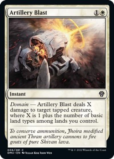 Artillery Blast Dominaria United Magic card
