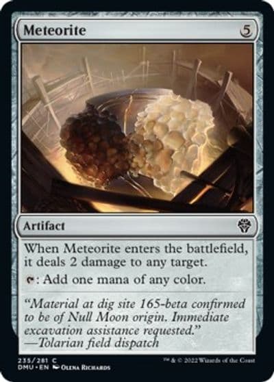 Meteorite Dominaria United Magic card