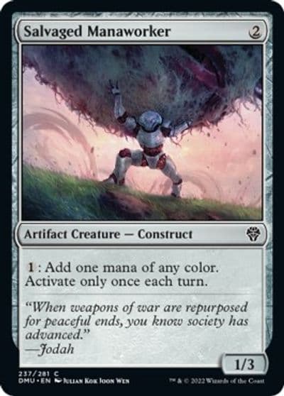 Salvaged Manaworker Dominaria United Magic card