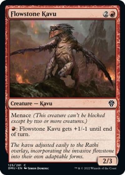 Flowstone Kavu Dominaria United Magic card