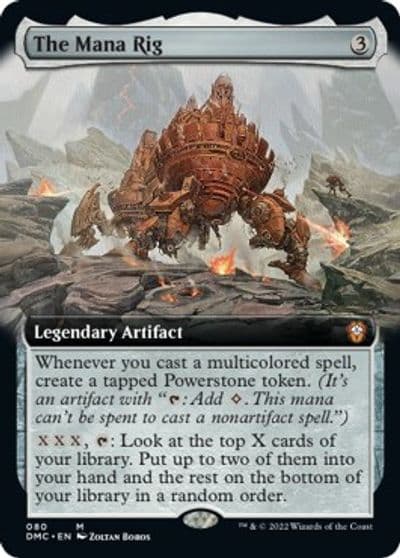 The Mana Rig Extended Art Commander: Dominaria United Magic card