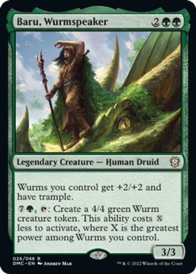 Baru Wurmspeaker Commander: Dominaria United Magic card