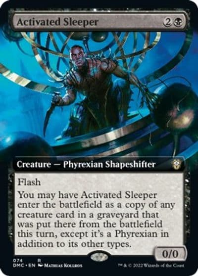 Activated Sleeper Extended Art Commander: Dominaria United Magic card