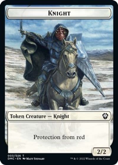 Knight Token Commander: Dominaria United Magic card