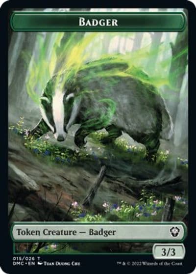 Badger Token Commander: Dominaria United Magic card