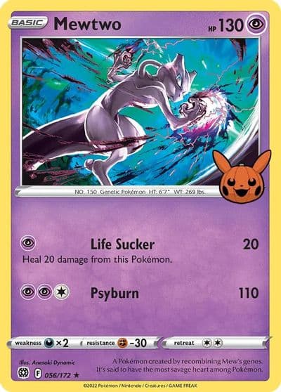 Mewtwo Trick or Trade BOOster Bundle Pokemon card