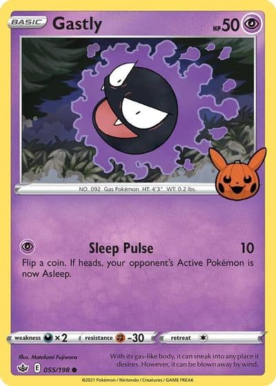 Gastly Trick or Trade BOOster Bundle Pokemon card