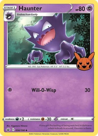 Haunter Trick or Trade BOOster Bundle Pokemon card