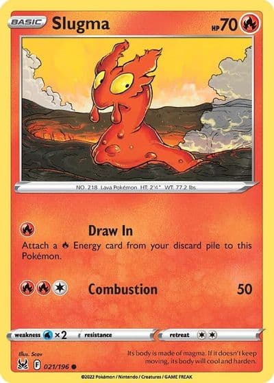 Slugma SWSH11: Lost Origin Pokemon card