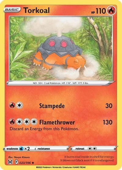 Torkoal SWSH11: Lost Origin Pokemon card