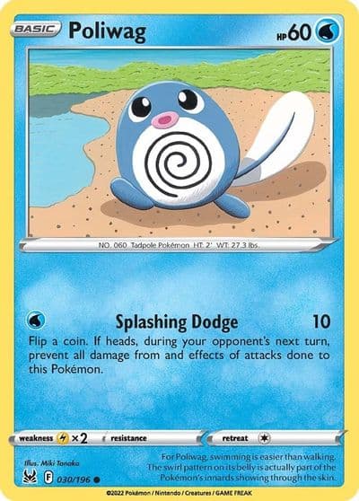 Poliwag SWSH11: Lost Origin Pokemon card