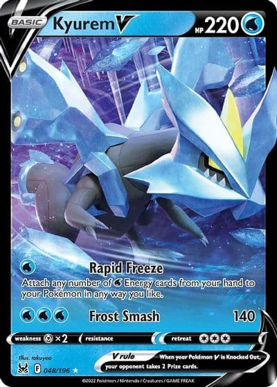 Kyurem V SWSH11: Lost Origin Pokemon card