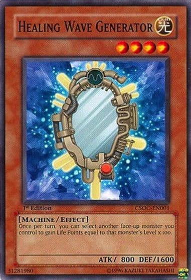 Healing Wave Generator Crossroads of Chaos Yu-Gi-Oh! card