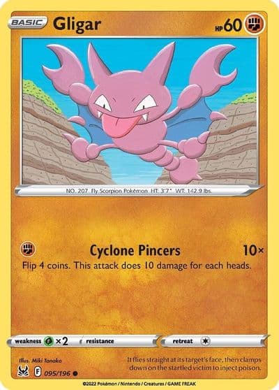 Gligar SWSH11: Lost Origin Pokemon card