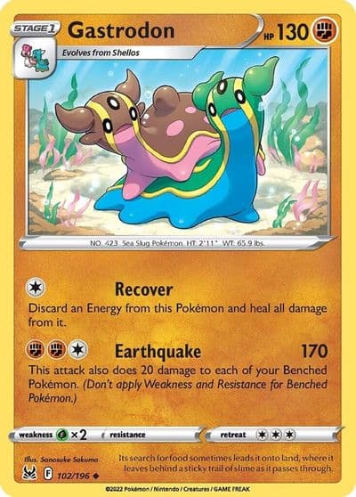 Gastrodon SWSH11: Lost Origin Pokemon card