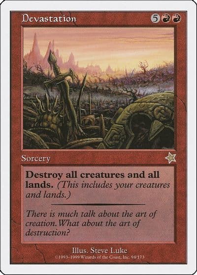 Devastation Starter 1999 Magic card