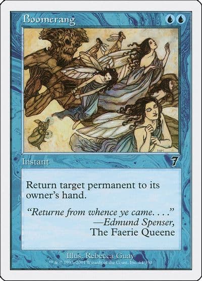 Boomerang 7th Edition Magic card
