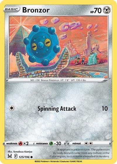 Bronzor SWSH11: Lost Origin Pokemon card