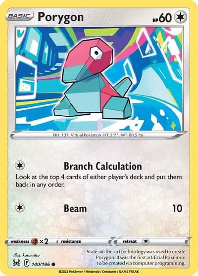Porygon SWSH11: Lost Origin Pokemon card