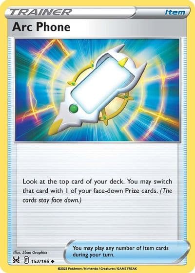 Arc Phone SWSH11: Lost Origin Pokemon card