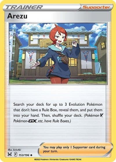 Arezu SWSH11: Lost Origin Pokemon card