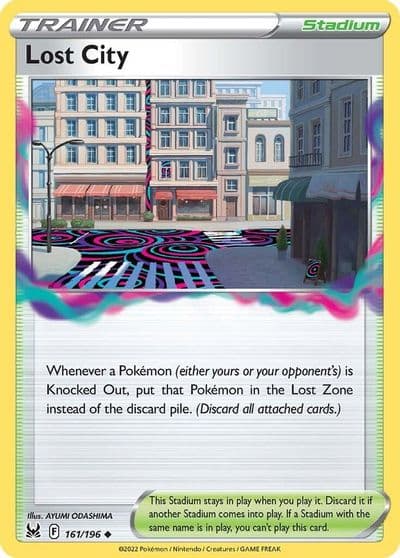 Lost City SWSH11: Lost Origin Pokemon card