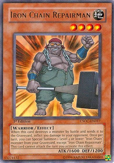Iron Chain Repairman Crossroads of Chaos Yu-Gi-Oh! card