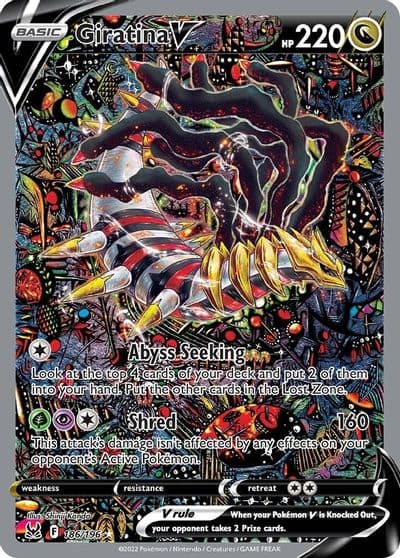 Giratina V (Alternate Full Art) SWSH11: Lost Origin Pokemon card