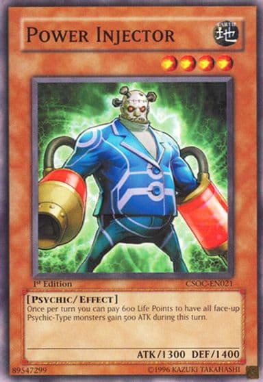 Power Injector Crossroads of Chaos Yu-Gi-Oh! card