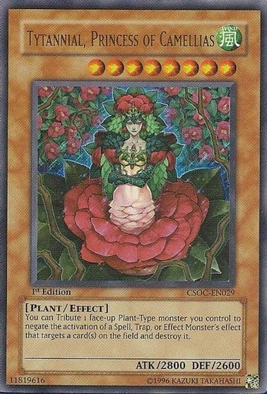 Tytannial Princess of Camellias Crossroads of Chaos Yu-Gi-Oh! card