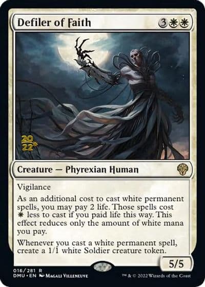 Defiler of Faith Prerelease Cards Magic card