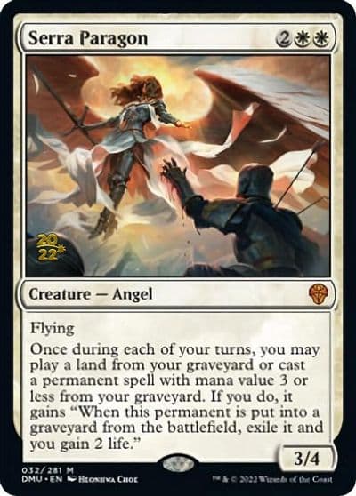 Serra Paragon Prerelease Cards Magic card