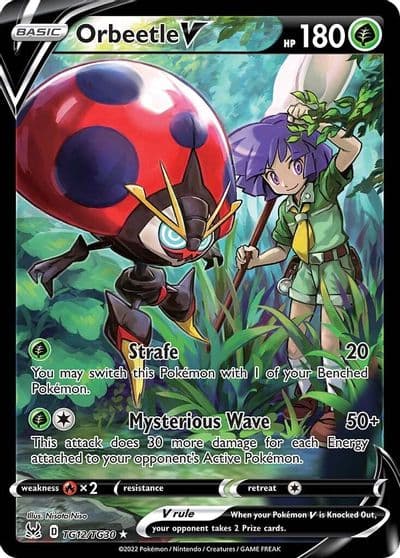 Orbeetle V SWSH11: Lost Origin Trainer Gallery Pokemon card
