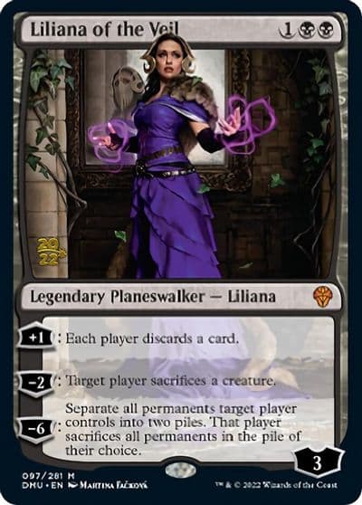 Liliana of the Veil Prerelease Cards Magic card