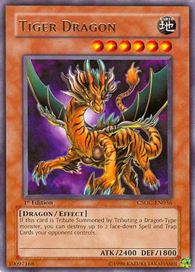 Tiger Dragon Crossroads of Chaos Yu-Gi-Oh! card