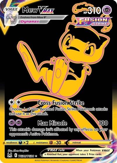 Mew VMAX (Secret) SWSH11: Lost Origin Trainer Gallery Pokemon card