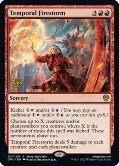 Temporal Firestorm Prerelease Cards Magic card