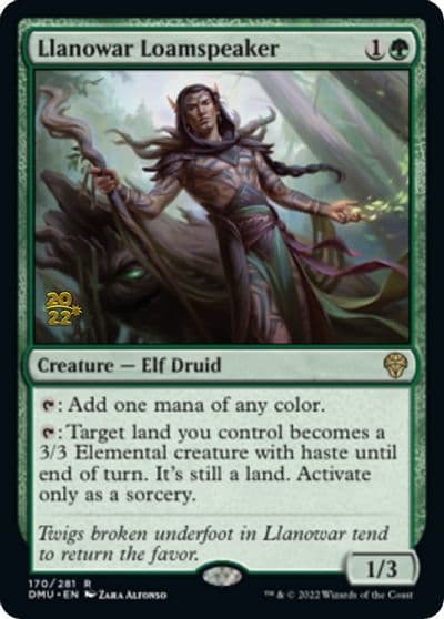 Llanowar Loamspeaker Prerelease Cards Magic card