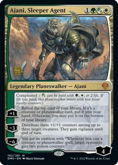 Ajani Sleeper Agent Prerelease Cards Magic card