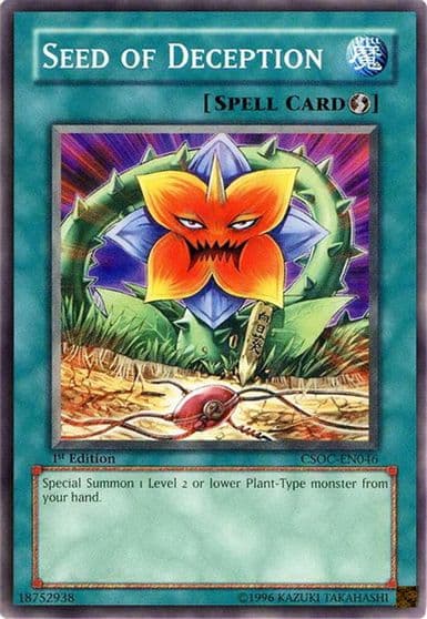 Seed of Deception Crossroads of Chaos Yu-Gi-Oh! card