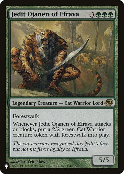 Jedit Ojanen of Efrava The List Reprints Magic card