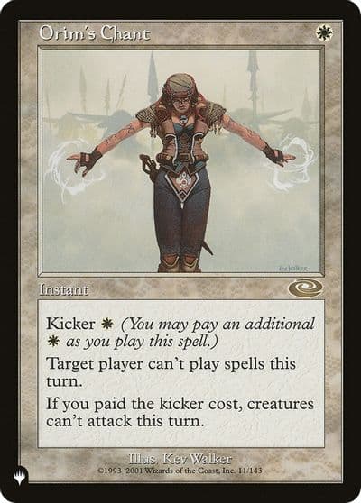 Orims Chant The List Reprints Magic card