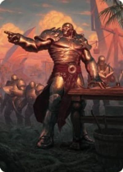 Karn Living Legacy Art Card 1 81 Art Series: Dominaria United Magic card