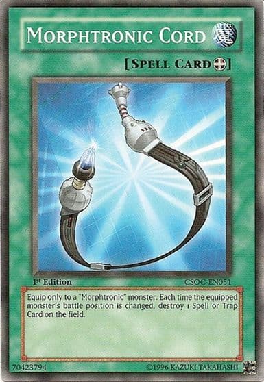 Morphtronic Cord Crossroads of Chaos Yu-Gi-Oh! card