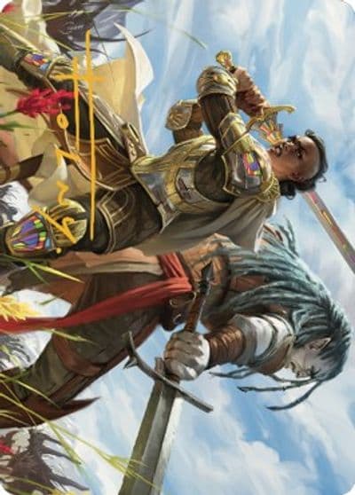Join Forces Art Card Gold Stamped Signature Art Series: Dominaria United Magic card